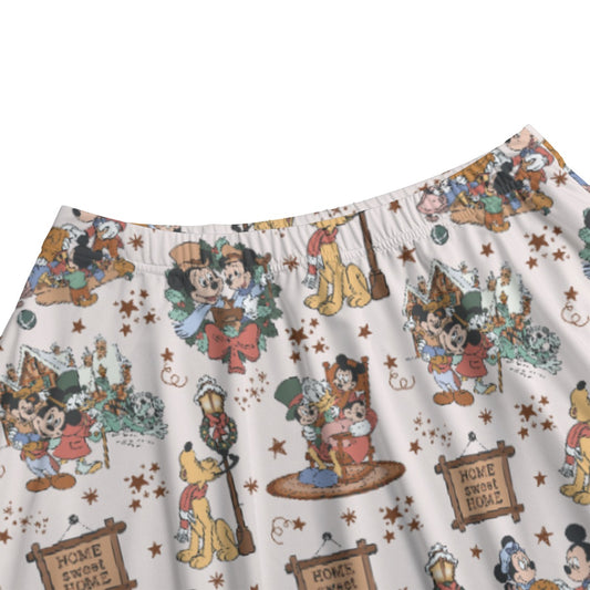 Victorian Holiday Celebration - Women's Pocket Midi Skirt