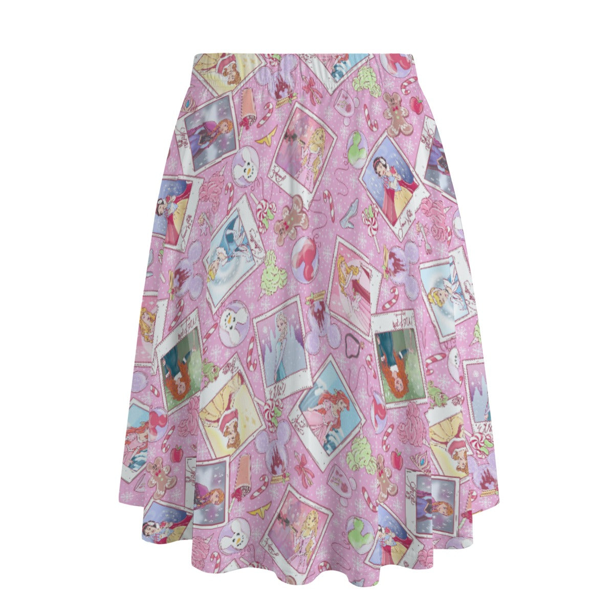 Holiday Winter Princess Christmas Snapshots - Women's Pocket Midi Skirt