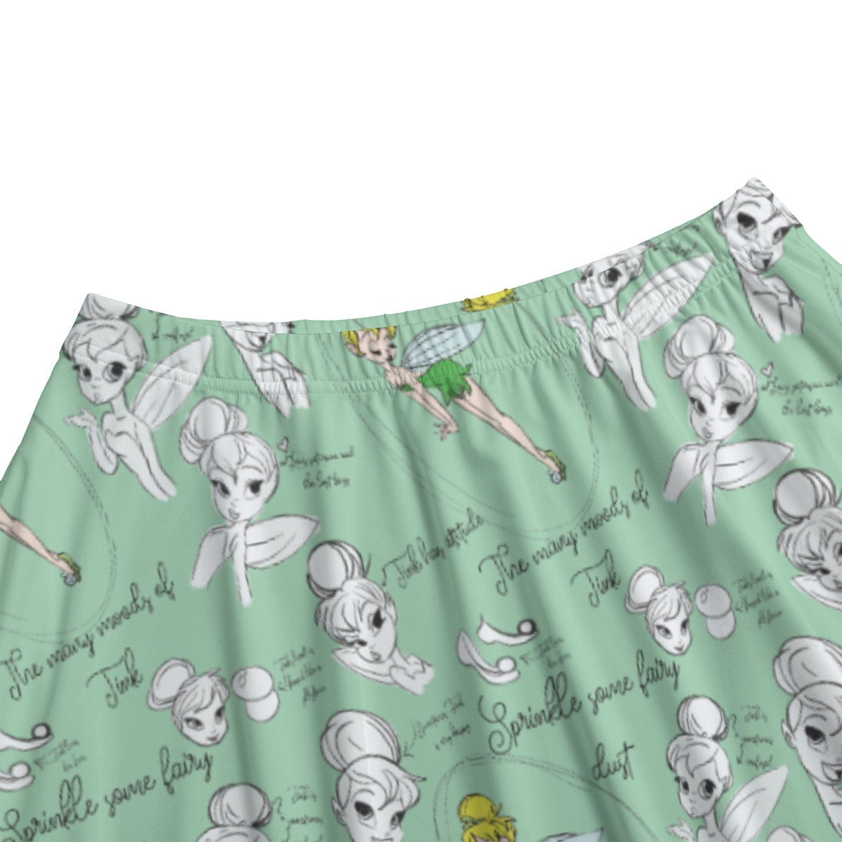 Drawing Pixie Fairy - Women’s Pocket Midi Skirt