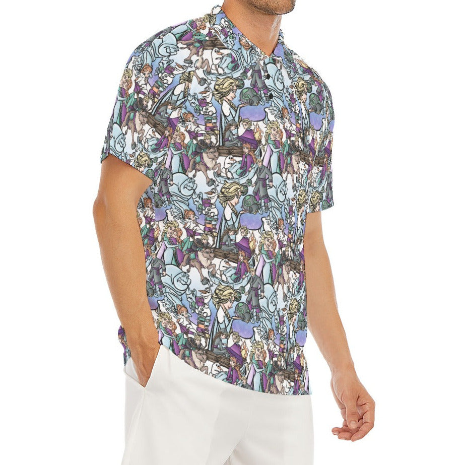 Enchanted Winter Journey - Men's Polo Shirt