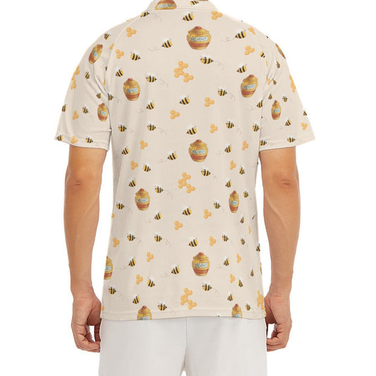 Sweet Hunny Pot & Bees - Men's Polo Shirt