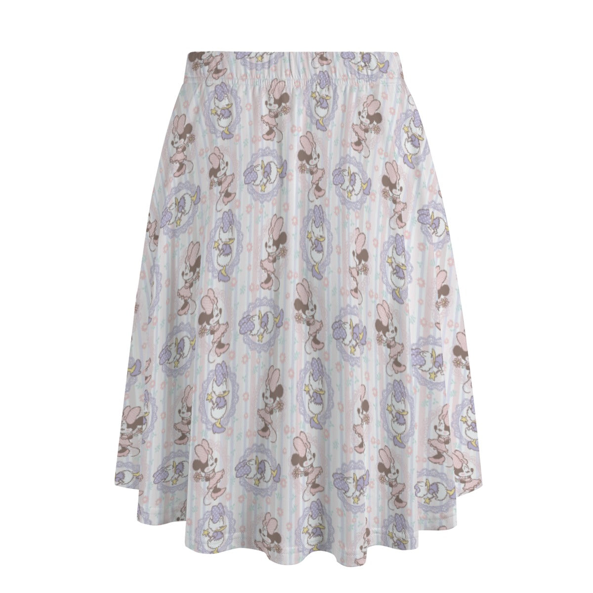 Sweet Springtime Style Duo - Women's Pocket Midi Skirt