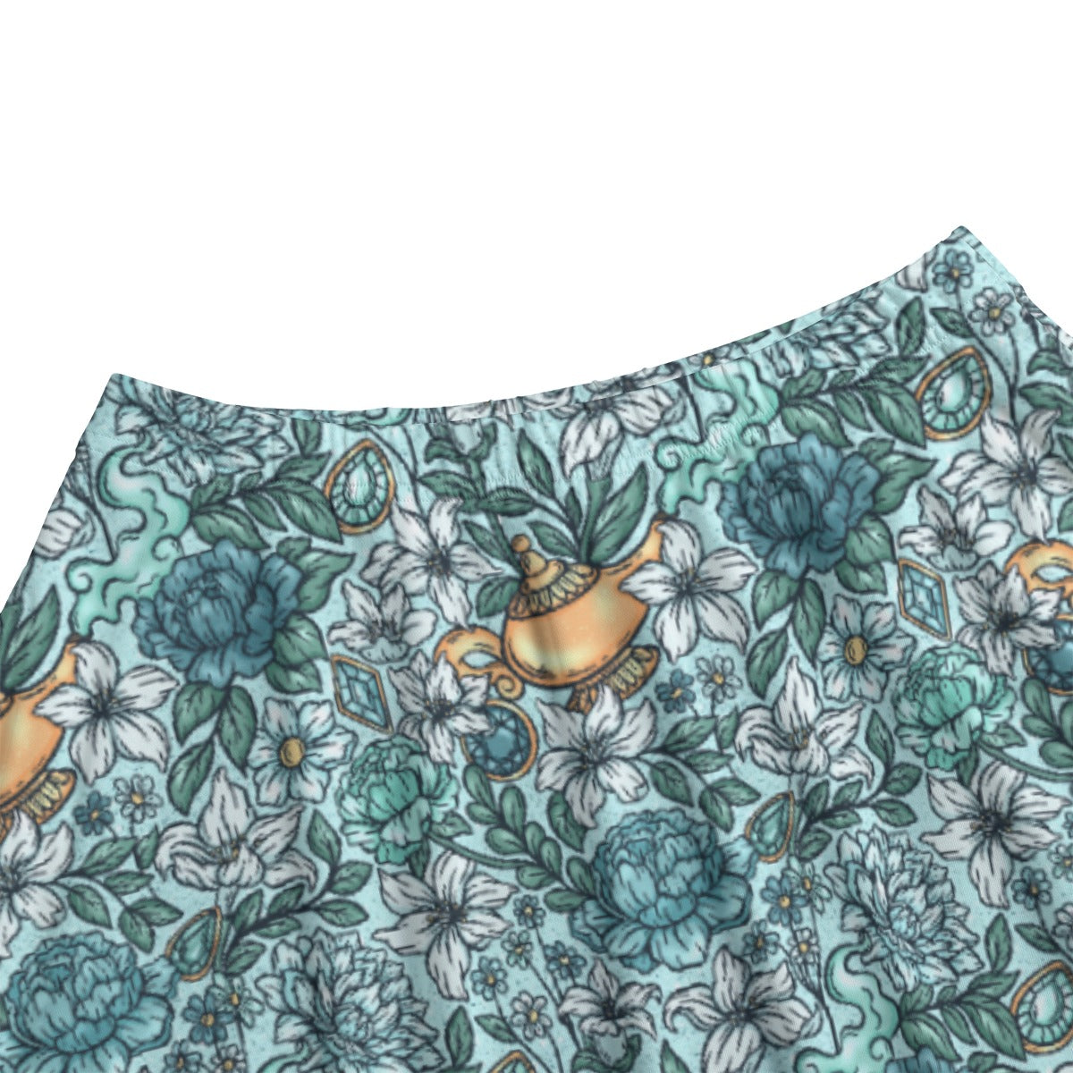 Fairytale Florals - Arabian Princess - Women's Pocket Midi Skirt