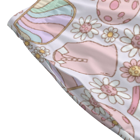 Rainbow Pickleball - Women's Pocket Midi Skirt