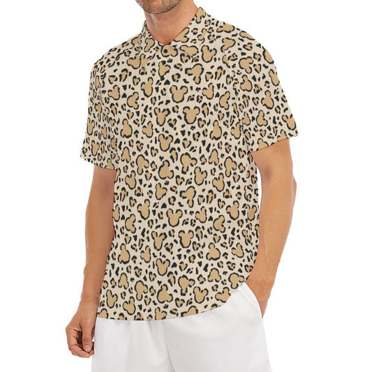 Mouse Ears Animal Print - Men's Polo Shirt