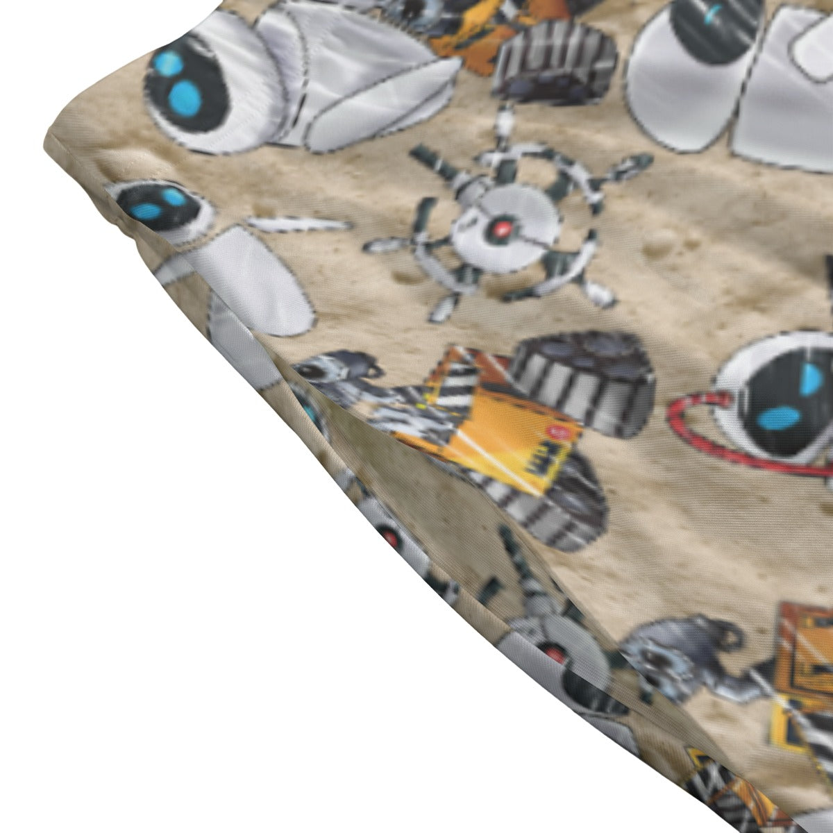 Robot Romance Sketched - Women's Pocket Midi Skirt