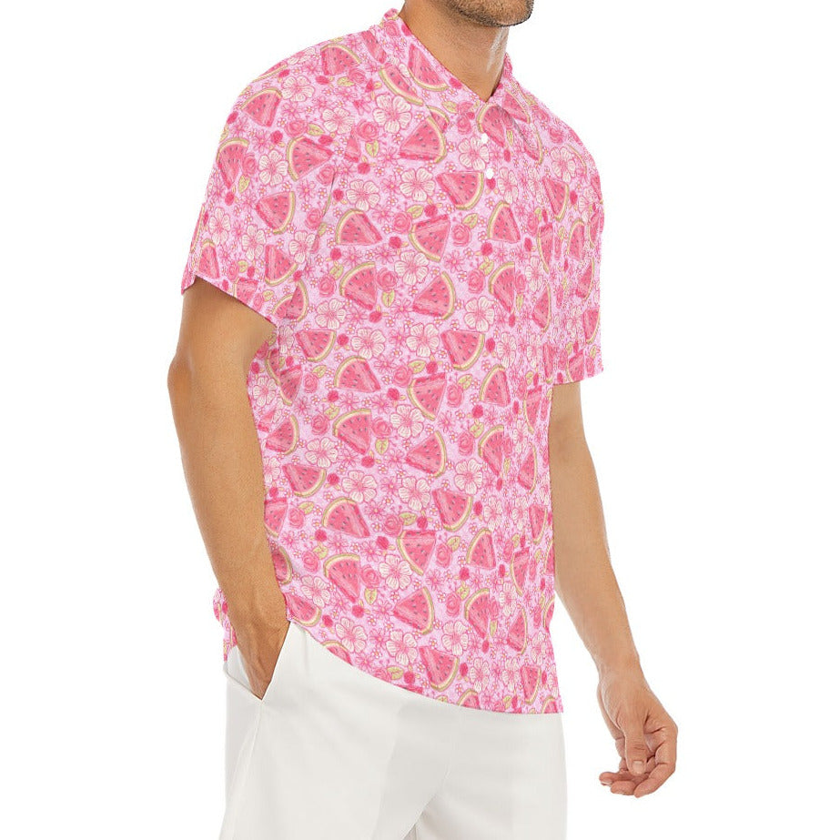 Summer Fruits - Watermelon - Men's Polo Shirt