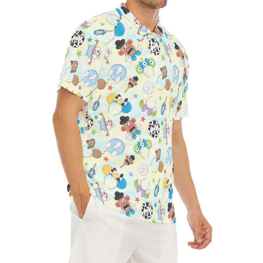 Playful Toy Style Icons - Men's Polo Shirt