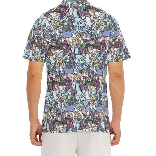 Enchanted Winter Journey - Men's Polo Shirt