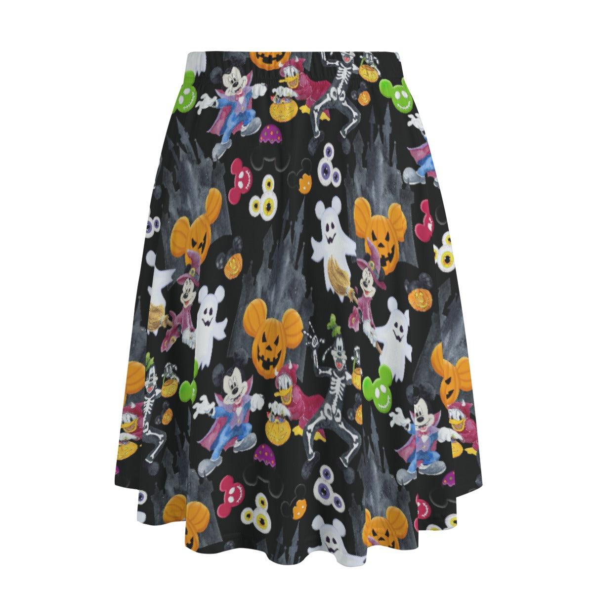 Mouse Gang Trick or Treat - Women's Pocket Midi Skirt
