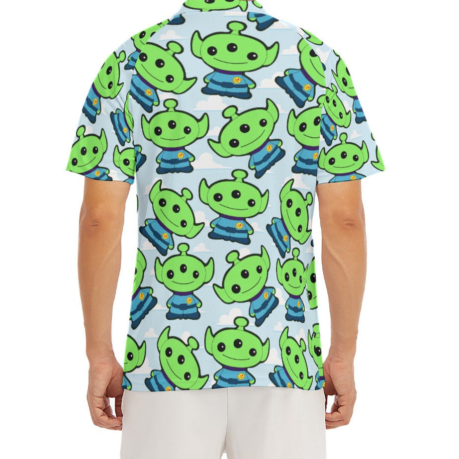 Little Green Space Aliens - Men's Polo Shirt