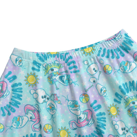 Sun-Kissed Snow Friend - Women's Pocket Midi Skirt