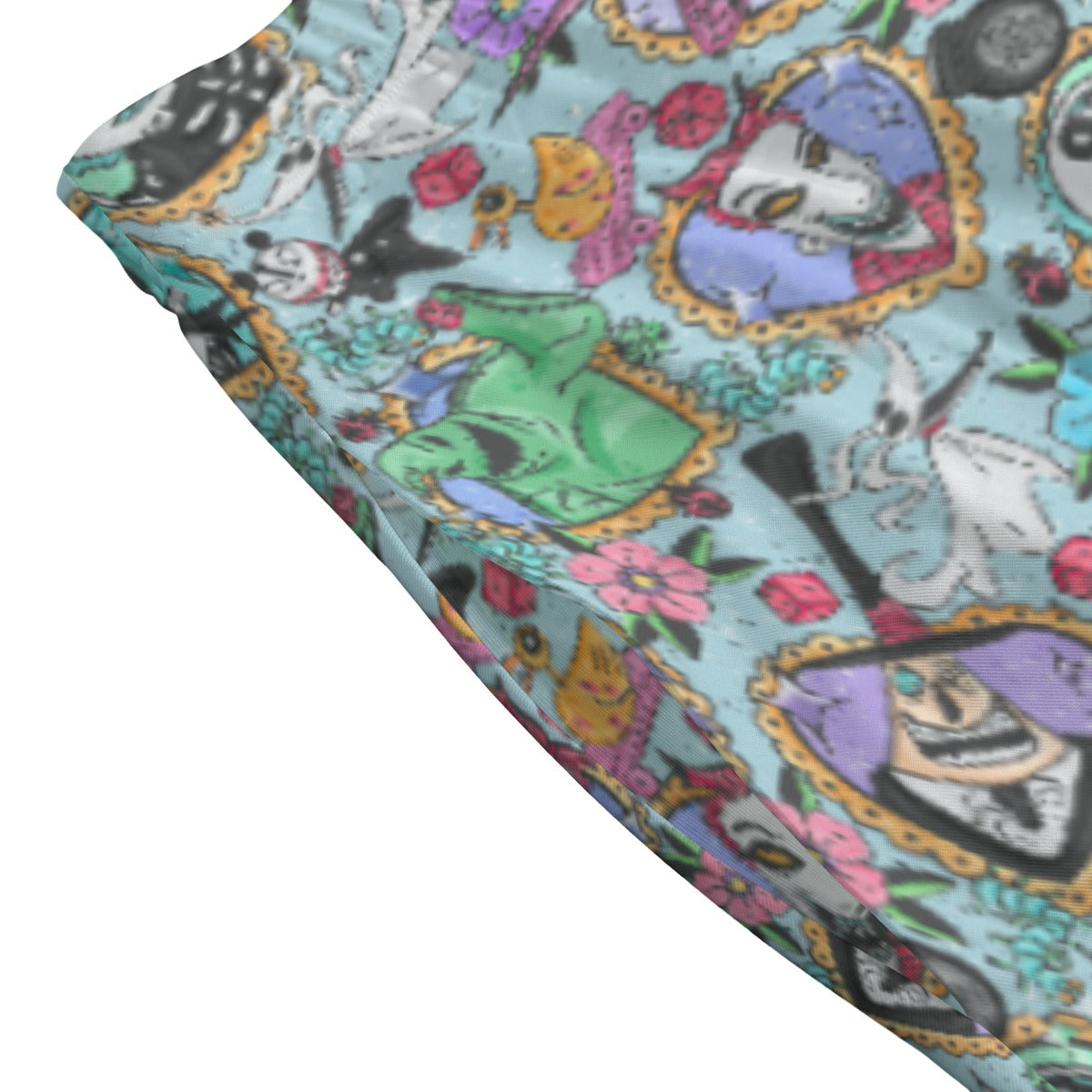Tattoo Hearts Spooky Crew - Women's Pocket Midi Skirt