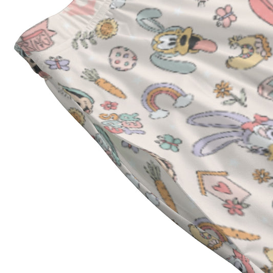 Springtime Friends Celebration - Women's Pocket Midi Skirt