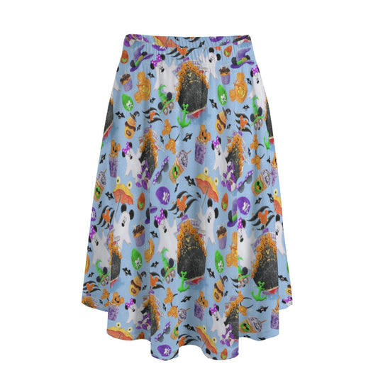 Halloween On The High Seas - Women's Pocket Midi Skirt