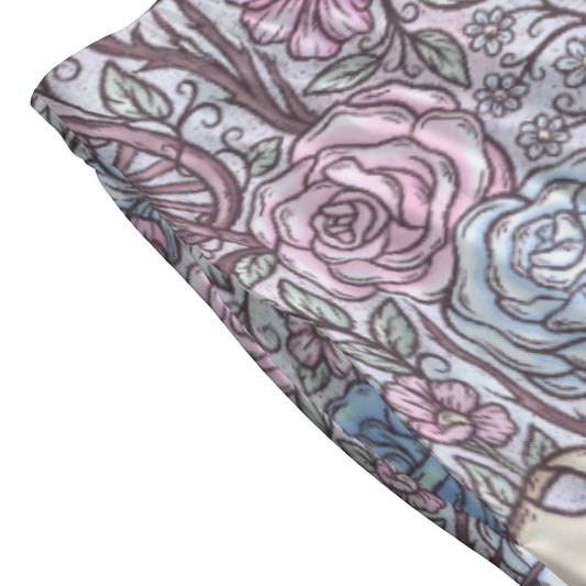 Fairytale Florals – Sleeping Enchantment - Women's Pocket Midi Skirt