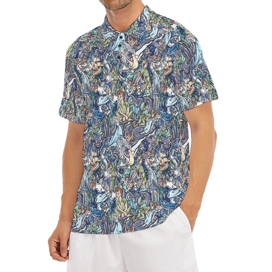 Magical Skybound Adventure - Men's Polo Shirt