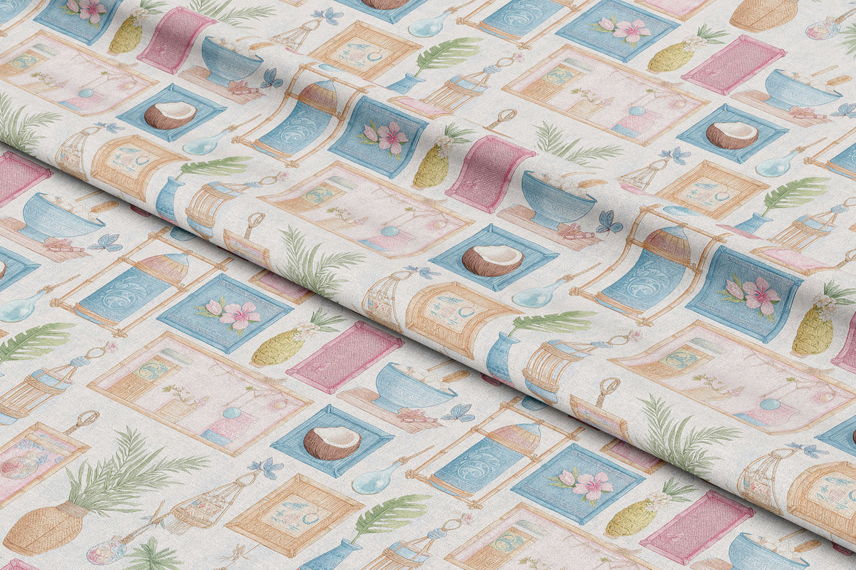 Tropical Trinkets & Treasures - Digital Seamless Pattern
