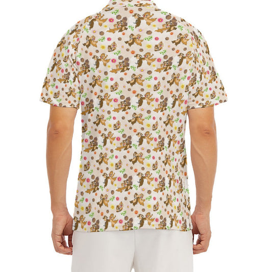 Cheeky Chipmunk Duo - Men's Polo Shirt