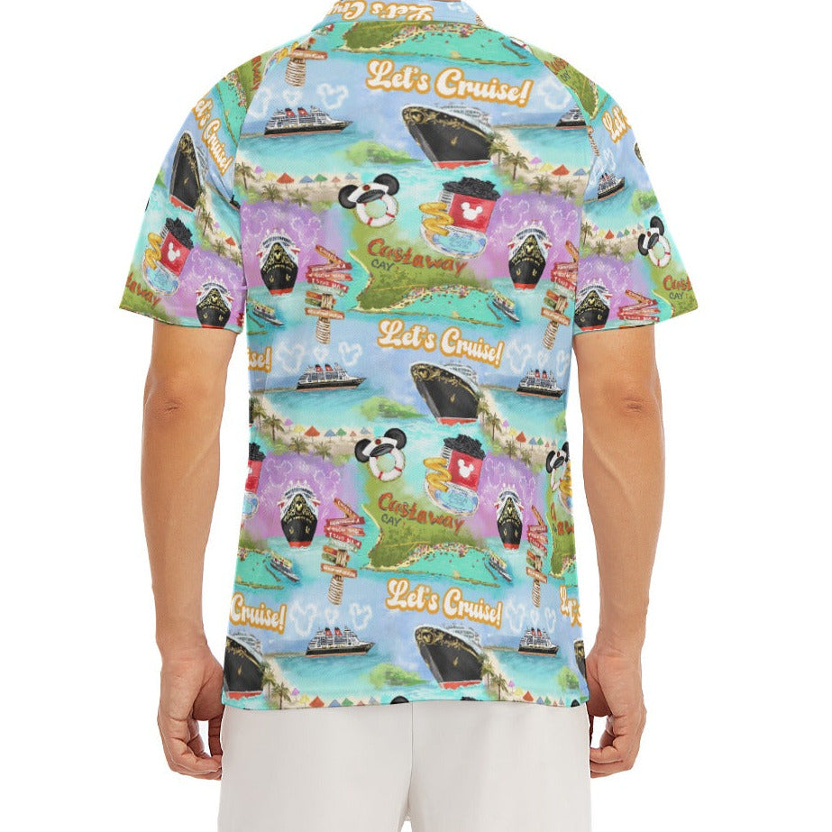 Tropical Castaway Island - Men's Polo Shirt