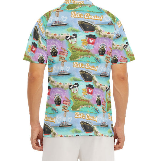 Tropical Castaway Island - Men's Polo Shirt