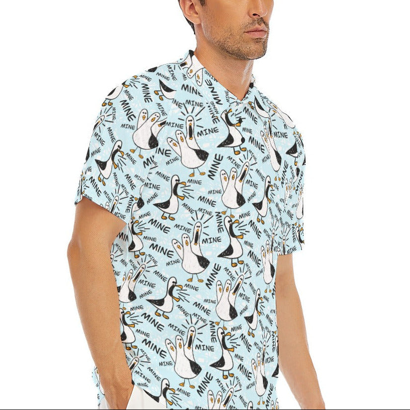 Mine Mine Mine Seagulls - Men's Polo Shirt