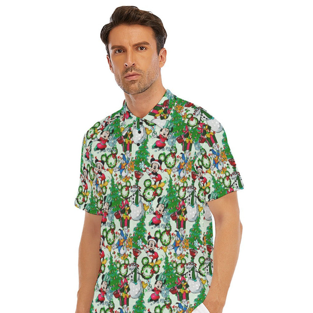 Mouse Friends Christmas Decorations - Men's Polo Shirt