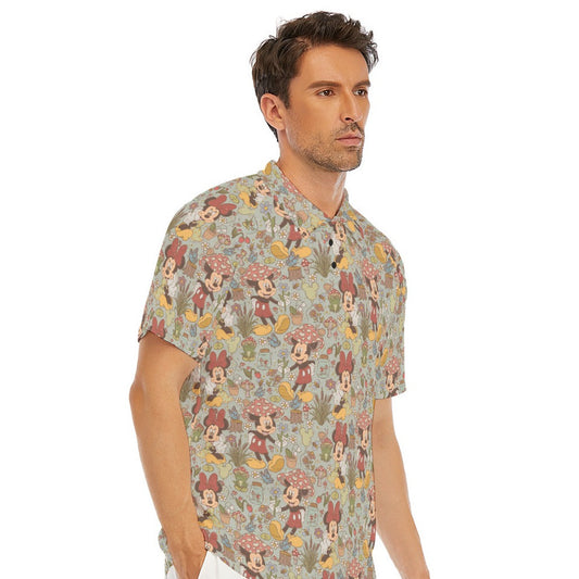 Woodland Frolics Cottagecore - Men's Polo Shirt