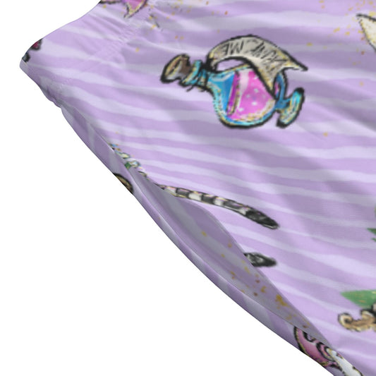 Whimsical Curious Adventure - Women's Pocket Midi Skirt