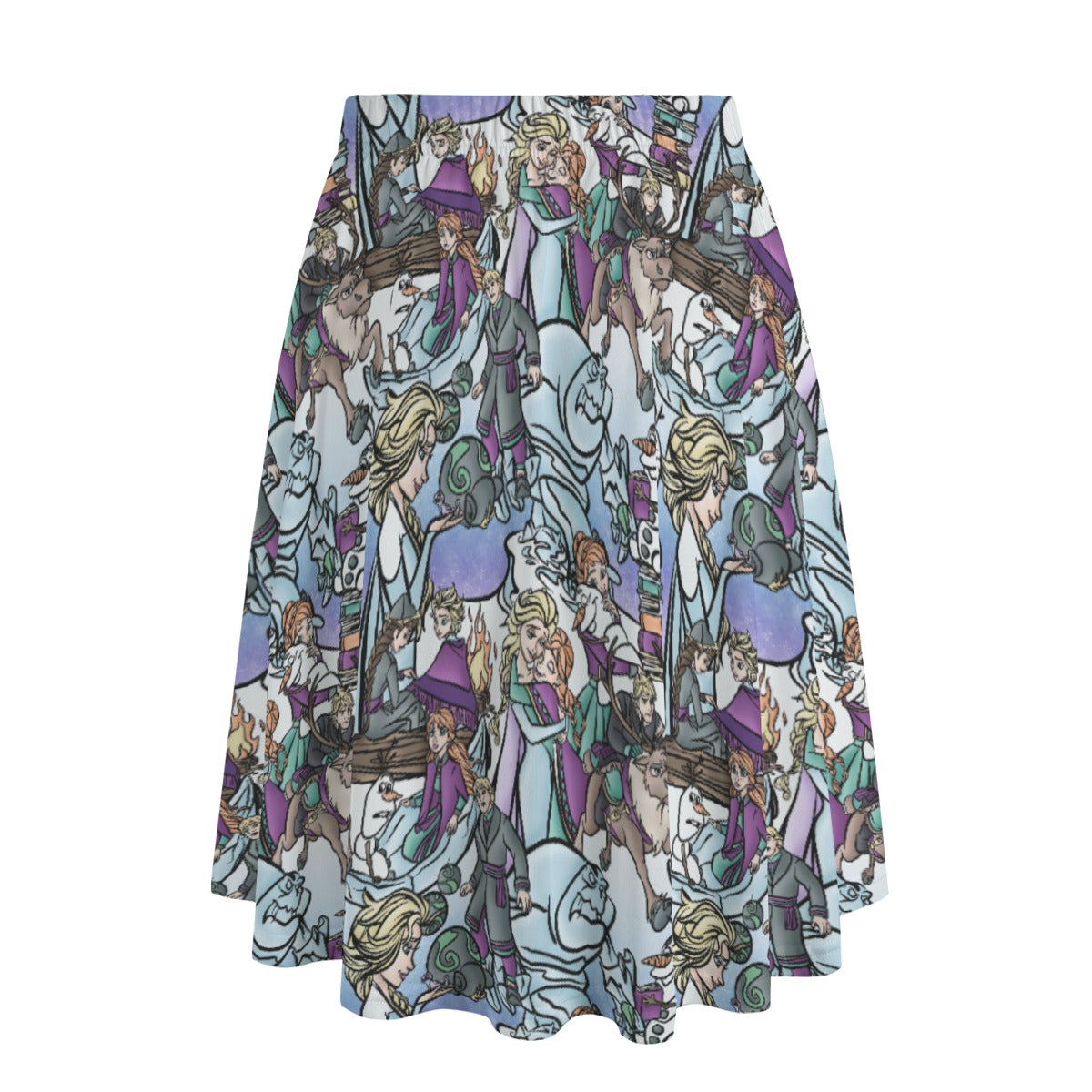 Enchanted Winter Journey - Women's Pocket Midi Skirt