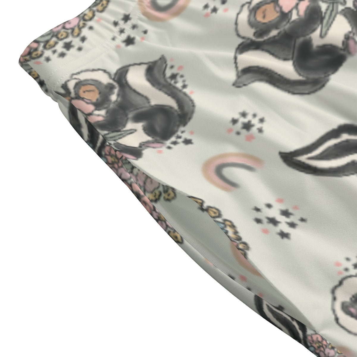 Bashful Blooming Skunk - Women's Pocket Midi Skirt