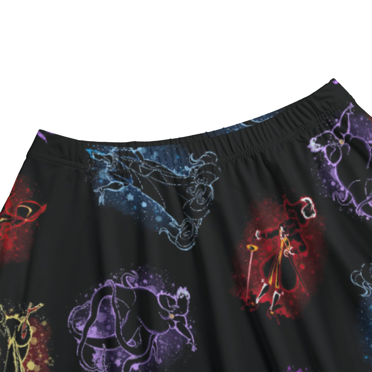 Villain Silhouettes Sparkle - Women's Pocket Midi Skirt