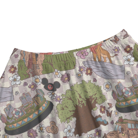 Hand Drawn AK - Women's Pocket Midi Skirt