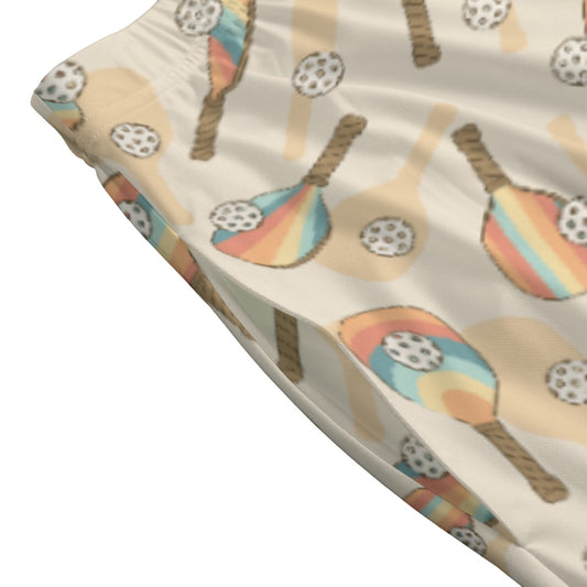 Retro Pickleball Volley - Women's Pocket Midi Skirt