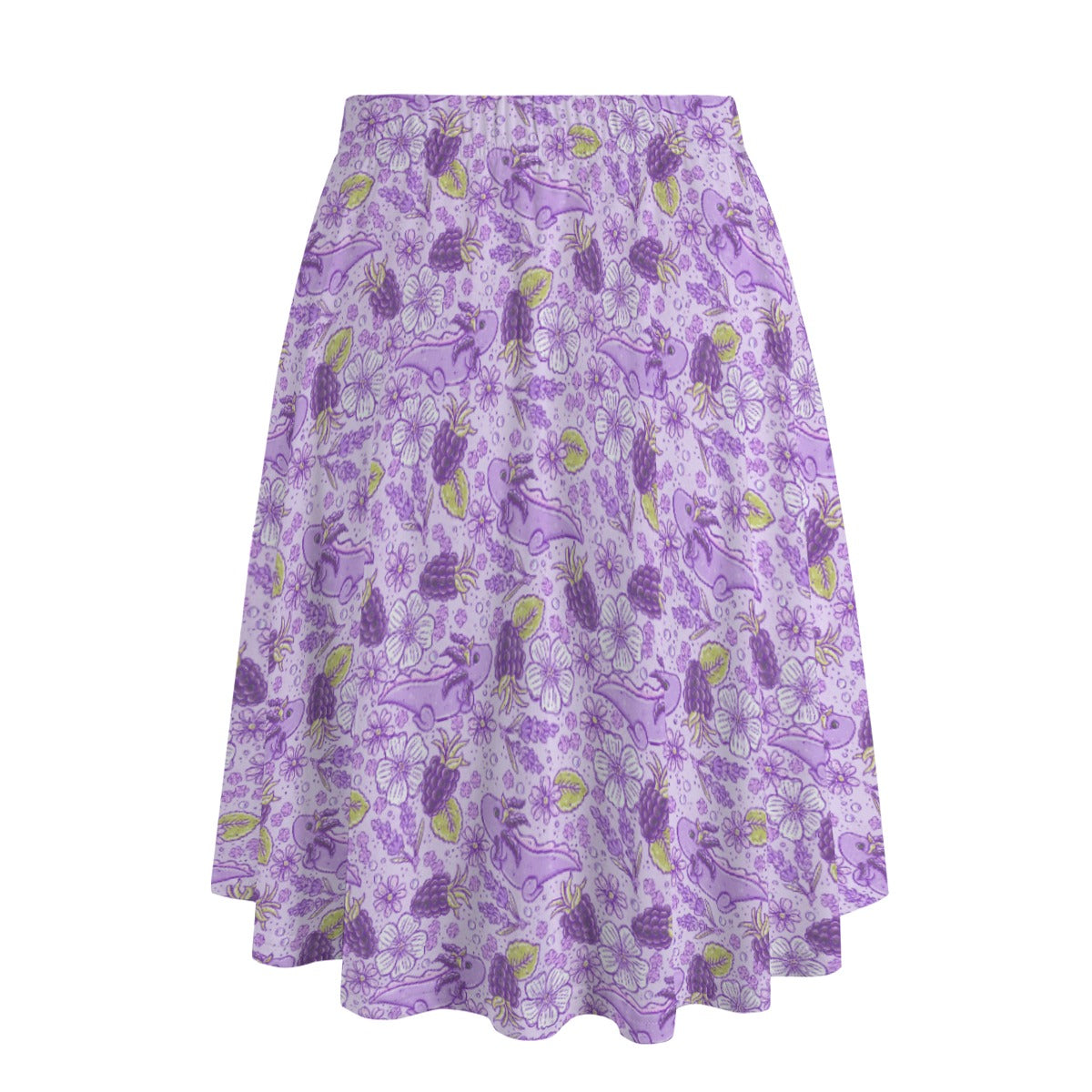 Fruitimals - Blackberry Axolotls - Women's Pocket Midi Skirt