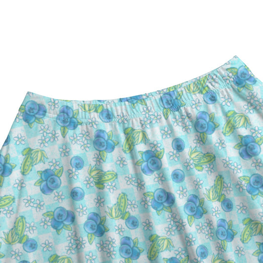 Summer Fruits - Blueberry - Women's Pocket Midi Skirt