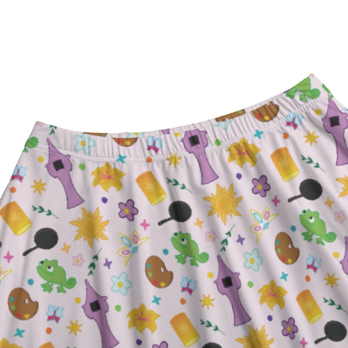 Long Hair Princess Icons - Women's Pocket Midi Skirt