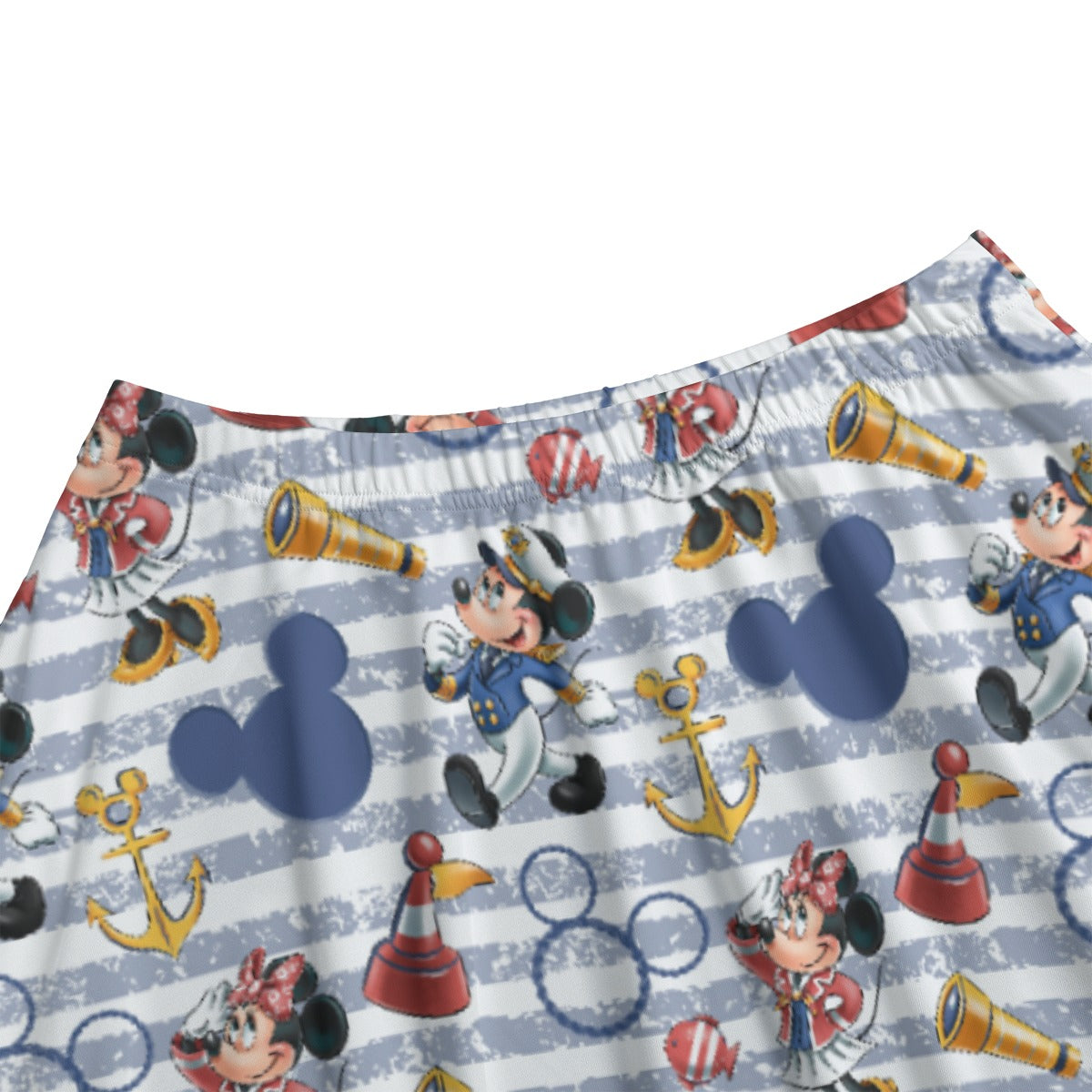 Captain and First Mate at Sea - Women's Pocket Midi Skirt
