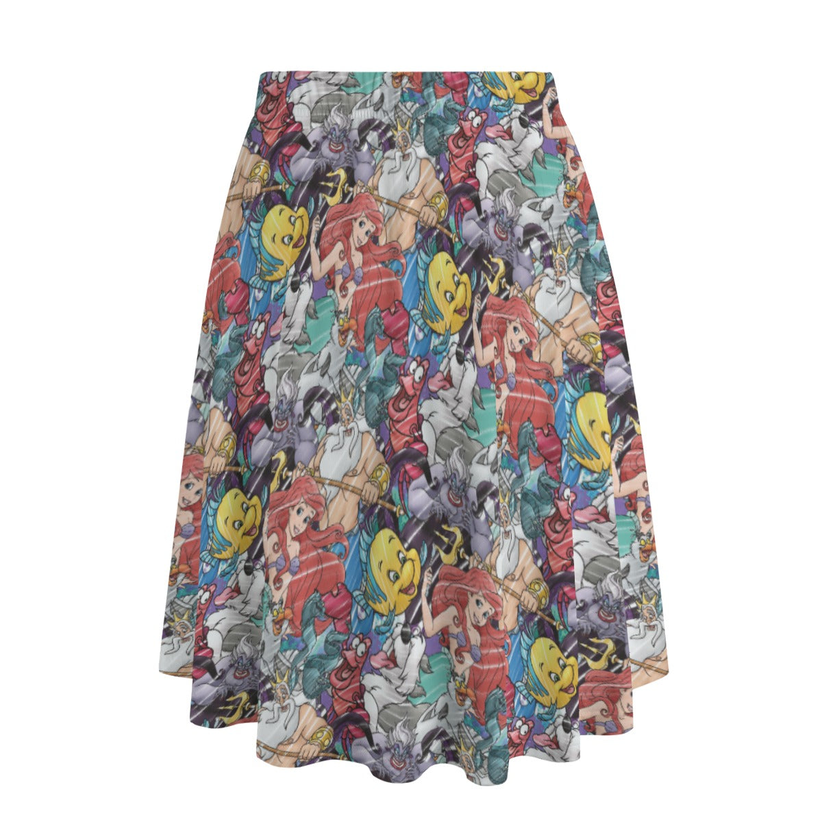 Undersea Crew Sketch - Women's Pocket Midi Skirt
