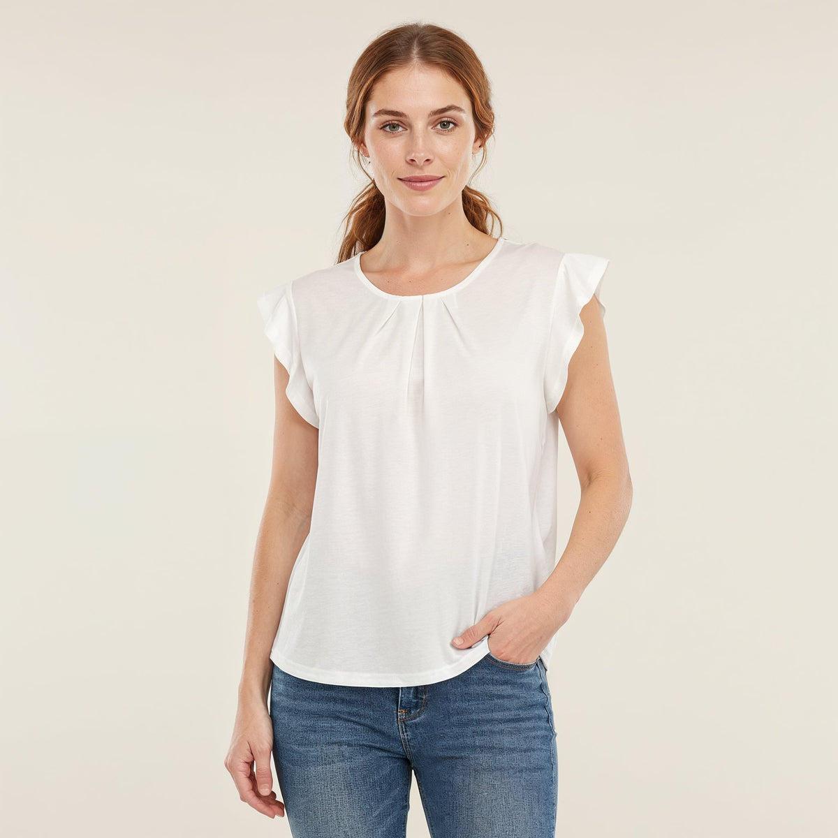 Pick Any Print from our Shop - Women’s Flutter Sleeve Top