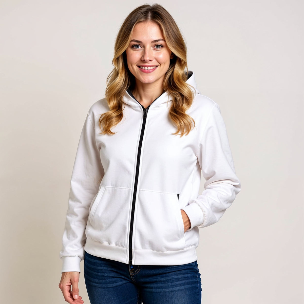 Pick Any Print from our Shop - Unisex Sherpa Fleece Zip-Up Hoodie