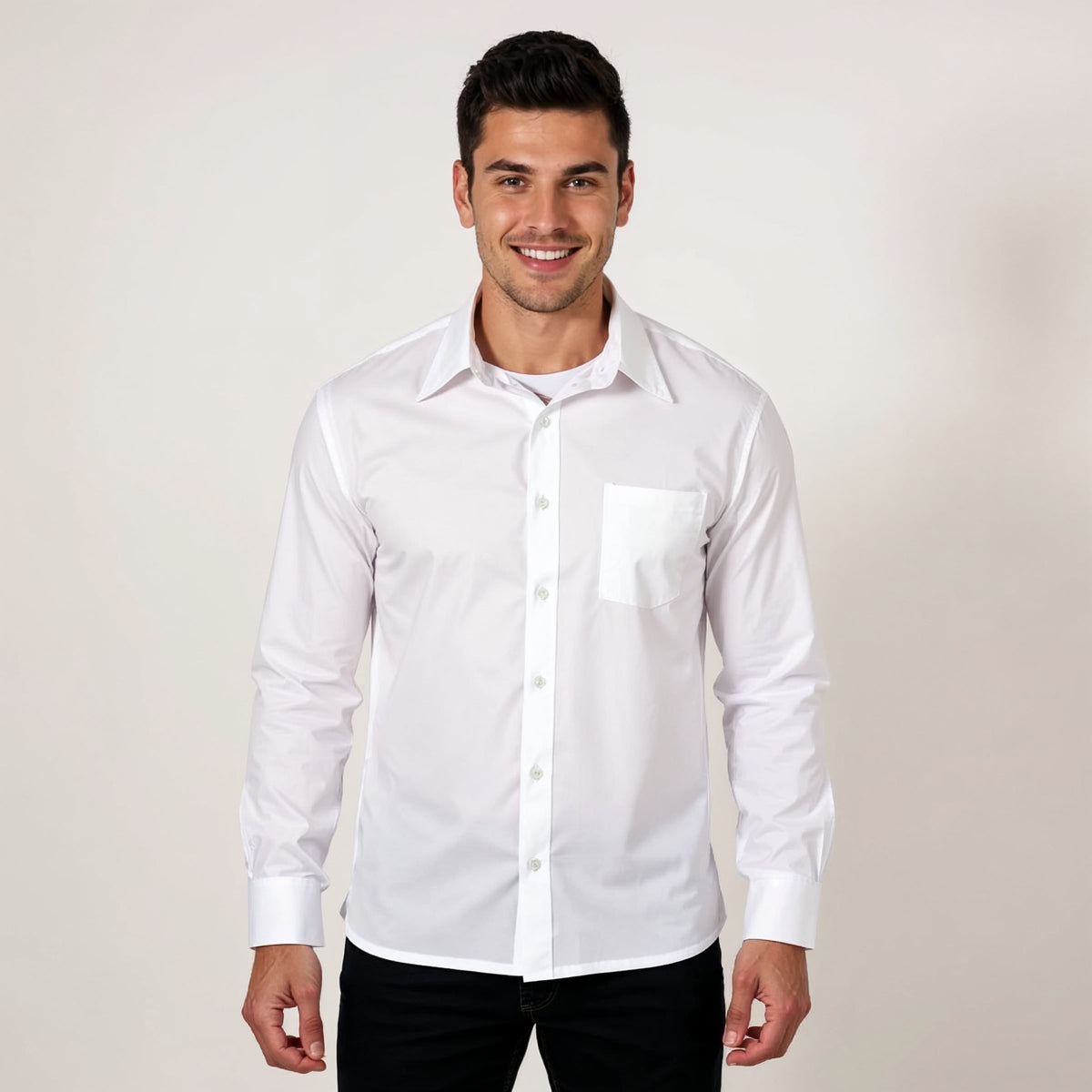 Pick Any Print from our Shop - Men's Long Sleeve Button Up Shirt
