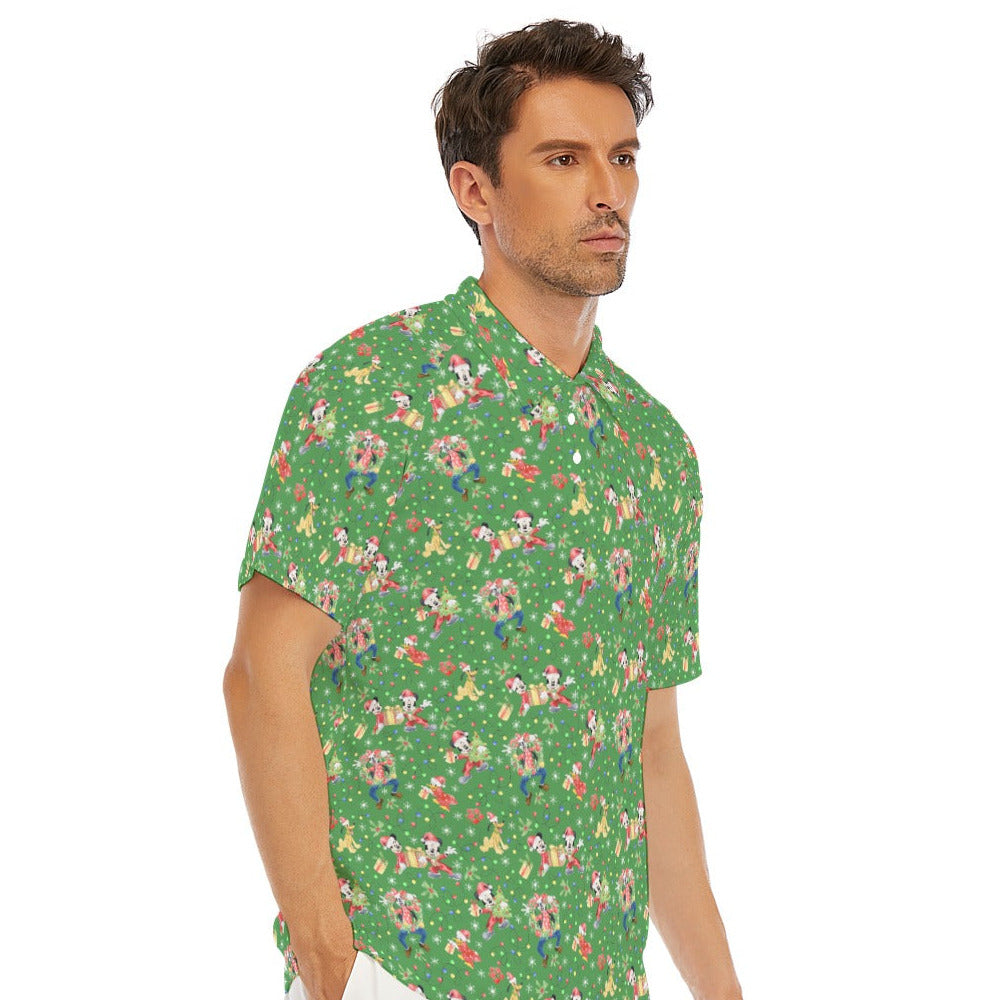 Mouse & Friends Christmas Cheer - Men's Polo Shirt