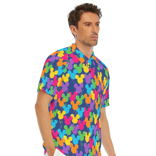 Bright Mouse Ear Balloons - Men's Polo Shirt