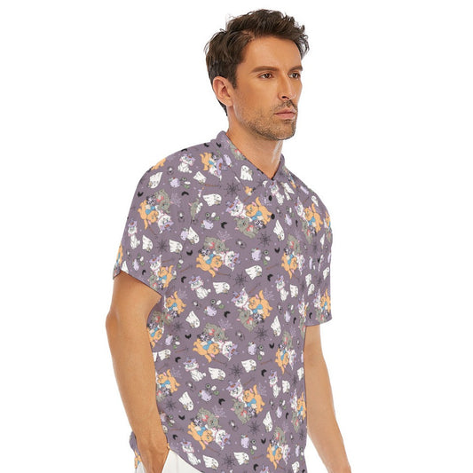 Spooky Fancy Felines - Men's Polo Shirt
