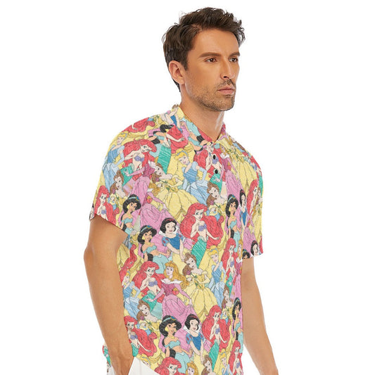 Royal Princess Sketches - Men's Polo Shirt