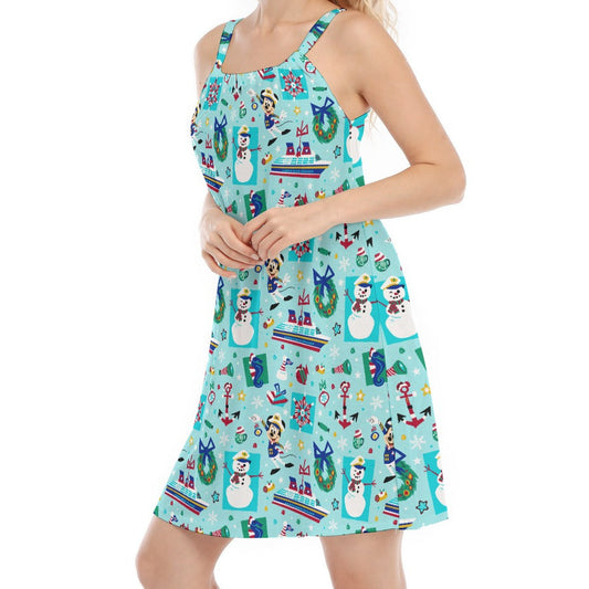 Mouse's Merry Cruise - Women’s Adjustable Sundress