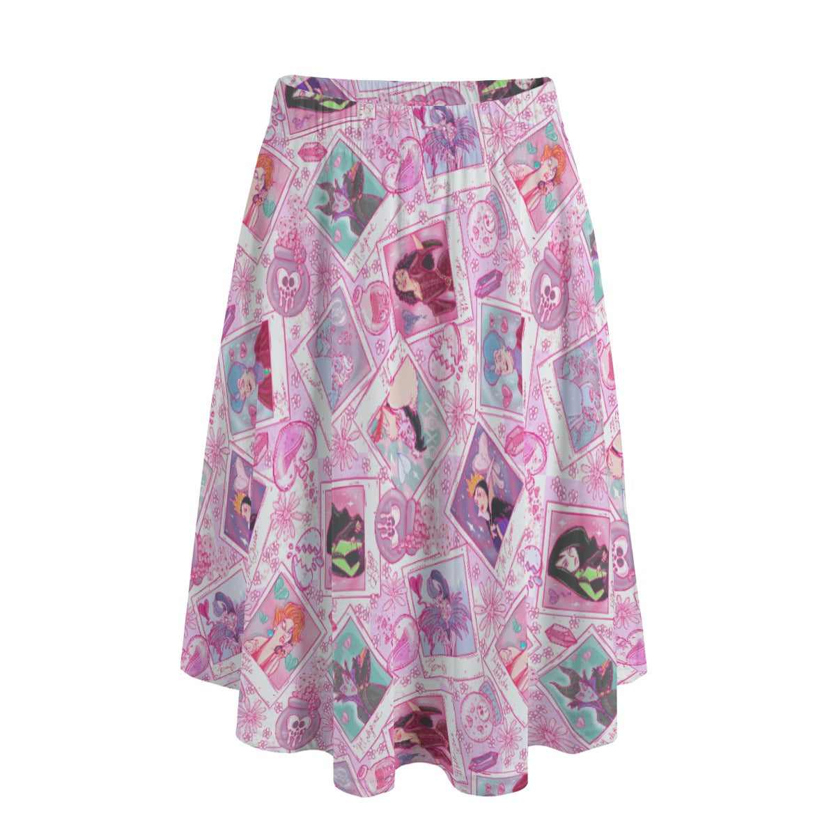 Poisoned Heart Villaintine - Women's Pocket Midi Skirt