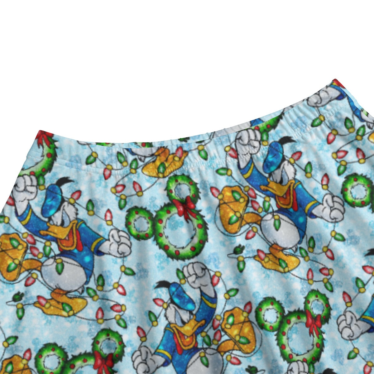 Duck’s Holiday Lights Tangle - Women's Pocket Midi Skirt