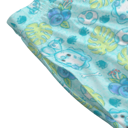 Fruitimals - Blueberry Dinosaurs - Women's Pocket Midi Skirt